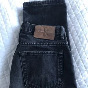 Vintage Calvin Klein high waisted jeans black sz 31
